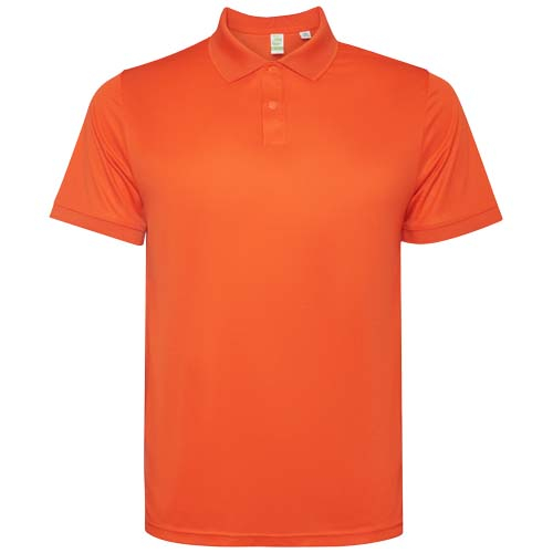 Polo promotionnel recyclé pour homme Tormo ROLY Fire orange